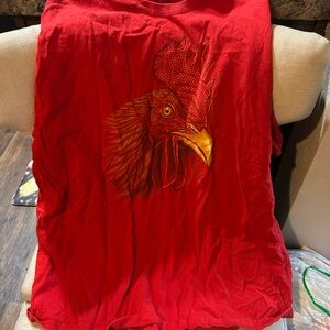 Red Rooster Graphic Tank Top